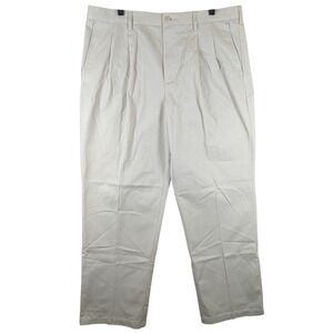 Croft & Barrow Easy-Care‎ Khaki Pants Pleated Classic Fit 38x32 NWT